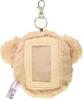 Plush Figure Pass Case with Commuter Pass Accessory Bear Set Reel, Holder, Case, (pass Case, Bandages)
