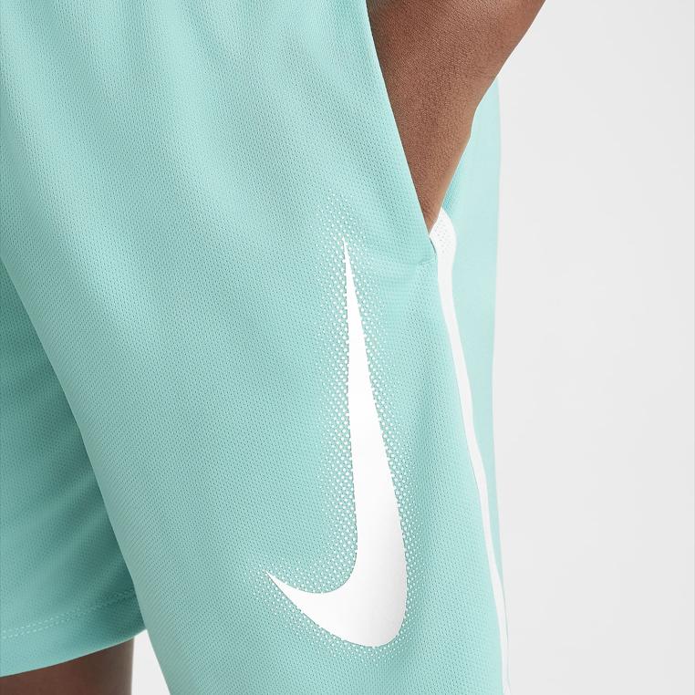 Nike Multi Dri-FIT Comfortable Sweat-Absorbing Breathable Shorts Kids Shorts Green-Frost White DX5361-300