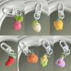 Sturdy Resin Vegetable Keychain Fashionable Phone Chain Decoration For Girls Gift Giving