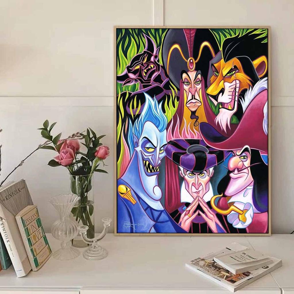 5D Diy Diamond Painting A Cunning and Treacherous Villain Full Drill Rhinestones Mosaic Embroidery Handmade Products Home Decor Gift