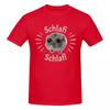 Unisex Schlafi Schlafi Lustiger Hamster Süßes T-Shirt Vintage Große Größen Baumwolle Rundhals Benutzerdefinierte Ärmel Unisex T-Shirt