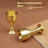 Brass Wine Glass Restaurant Goblet Tabletop Red Wine And White Wine Trumpet Copper Crafts Copper Decoration Mini Shot Glass