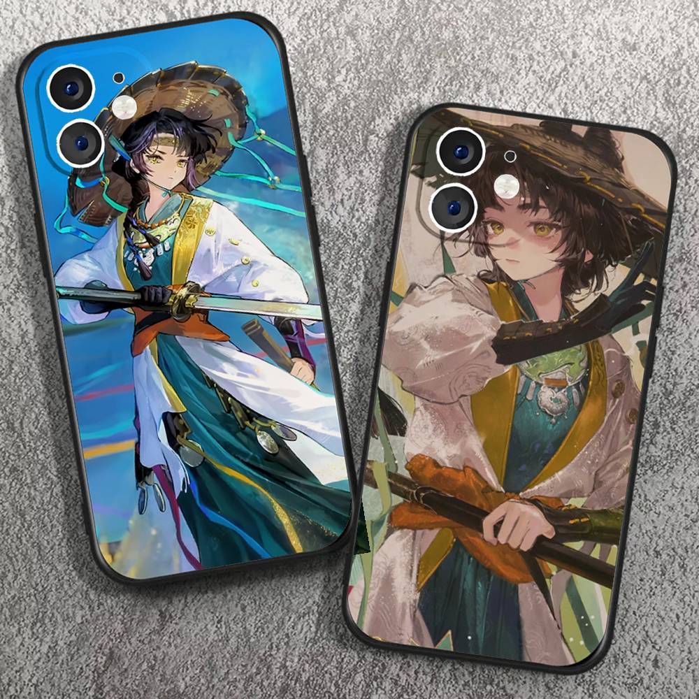 Liang Yue Anime Reverse 1999 Phone Case For IPhone 17 Air 16 15 14 13 Pro Max 11 12 Black Silicone Cover
