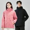 FengXun Unisex 3-in-1 Winter Outdoor Jacket with Detachable Down Liner