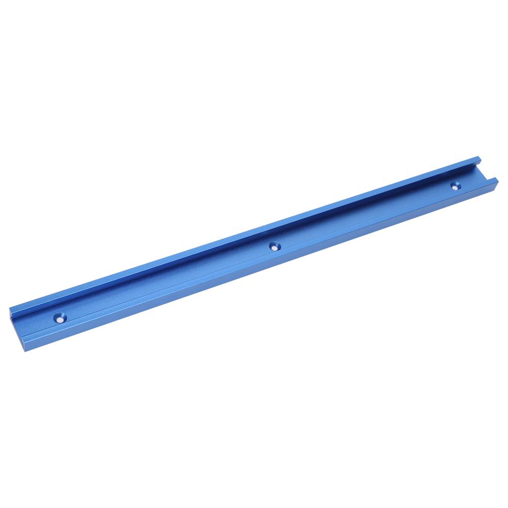 Aluminum T Track T Slot Miter Track Jig Tools for Woodworking Router Table (300mm)