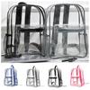 Large Capacity Clear Backpack Waterproof Pvc Backpack Casual Transparent Backpack  Travel