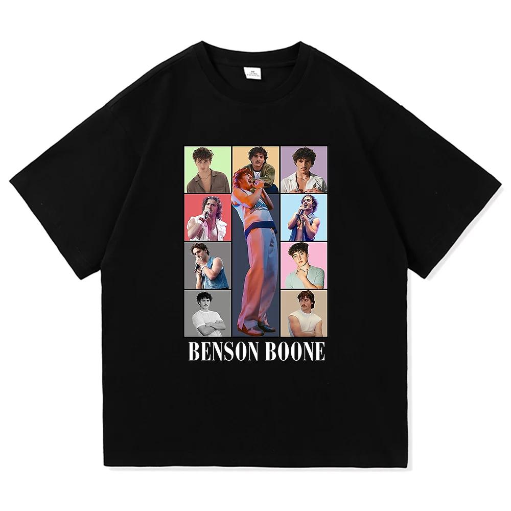 Benson Boone ONE HIT WONDER Camiseta Misma Ropa Hombre/mujer Ropa Vintage Harajuku Camisetas de Alta Calidad para Amante