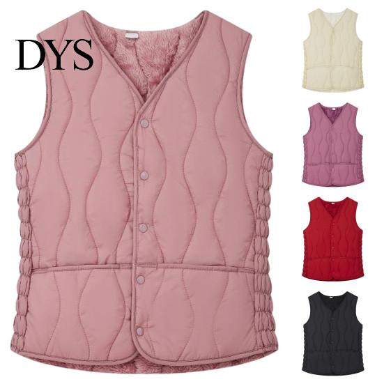 Fashionable Short Vest for Women Women's Warm Padded Lightweight Sleeveless Slim Fit Waistcoat Windproof Solid Color Single-breasted Fall Winter Daily