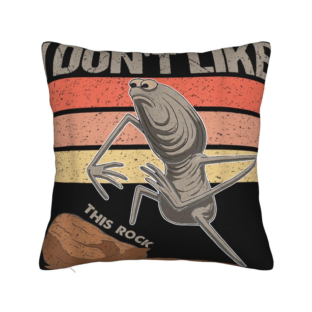 Marcus The Worm I Don't Like This Rock Pillow Cover  Novelty Pillow Case For Sofa Bedroom Home Decor Soft Cushion Cover Gift