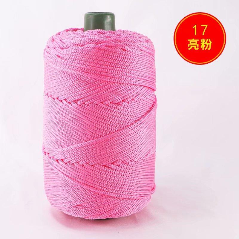 1Pcs 200g Light Body Silk, Hemp Thread, Ice Silk Thread, Bucket Packaging, Hand Woven, Knitted, Hollow Thread Hook Bag