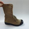 Herren Segeltuchstiefel Militärstil Hohe Wüstenstiefel Seitenreißverschluss Outdoor Wanderschuhe Atmungsaktiv Rutschfest