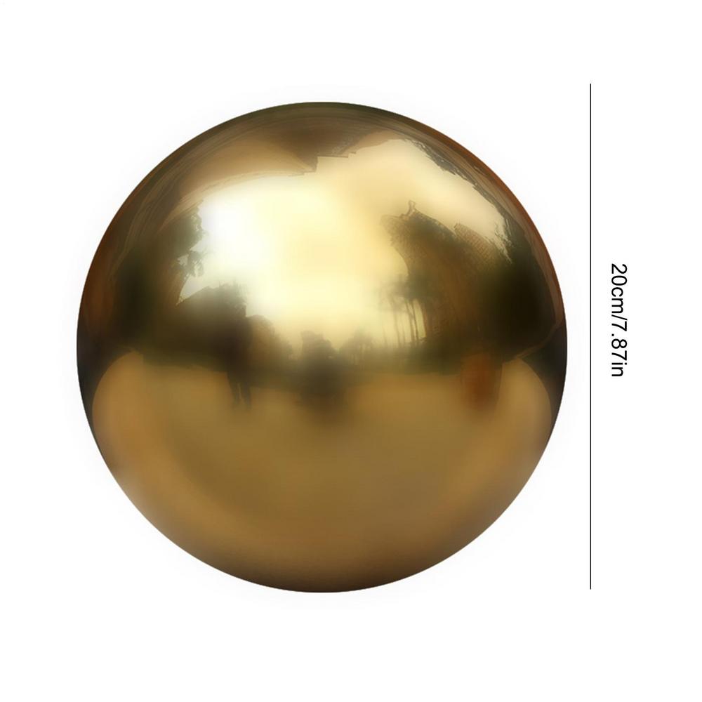 Stainless Steel Titanium Gold Hollow Ball
