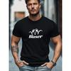 Blaser Logo Graphic Graphic T-Shirt,Soft Breathable & Fade-Resistant, Classic Fit for Daily Casual Wear