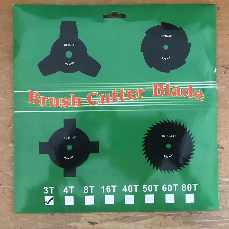 1Pcs 3 Teeth Brush Cutter Blade Quenched Steel Replacement Garden Tool Parts For Grass Trimmer Lawn Mower