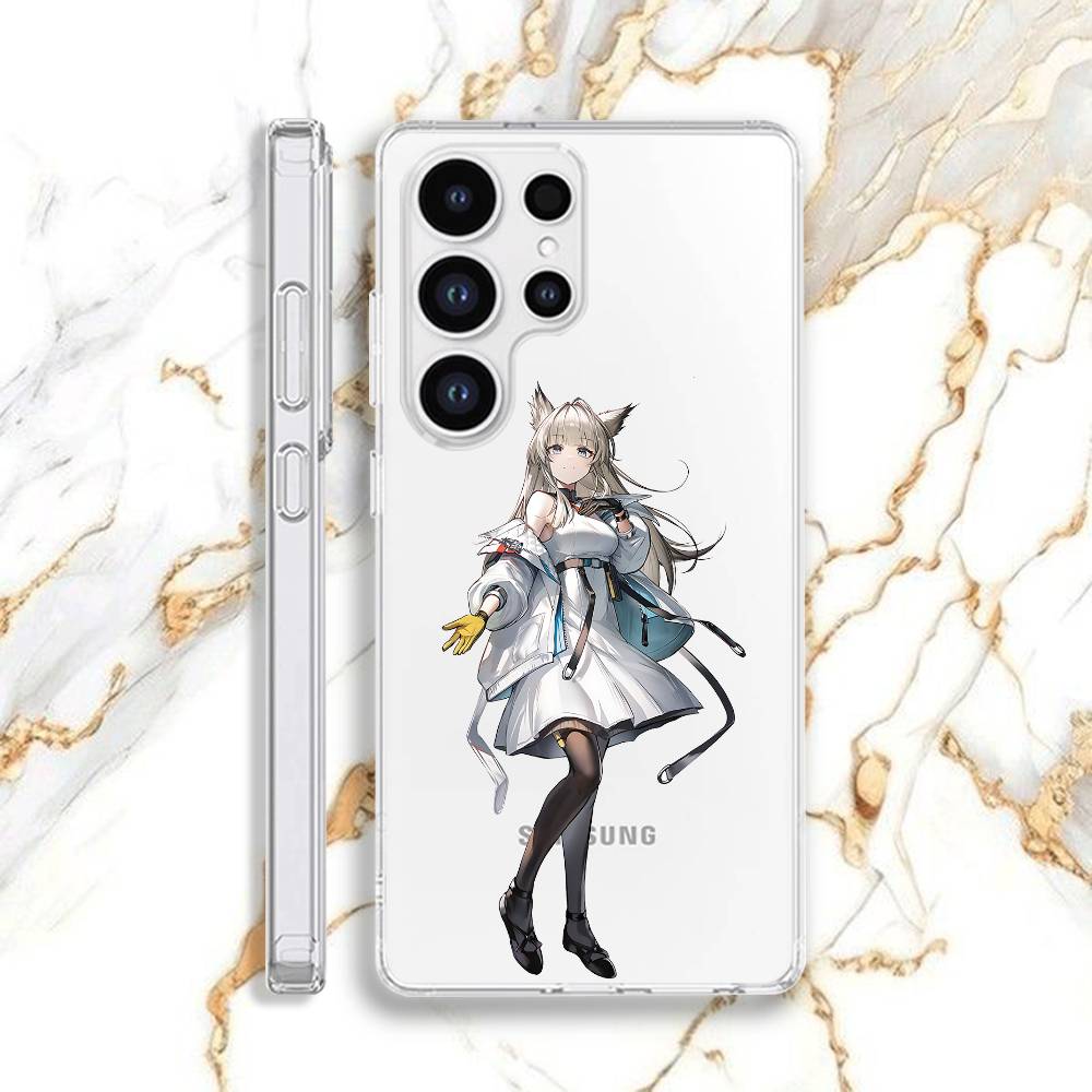 A-Arknights E-Endfield Perlica Phone Case For Samsung S22,S24,S30,S10,S21,S25,S23,S10,PIus,Ultra,5G,FE,lite Transparent Cover