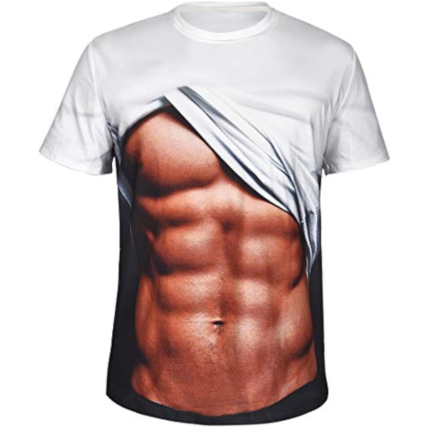 

Повсякденна літня футболка з 3D-принтом і короткими рукавами для чоловіків 6XL