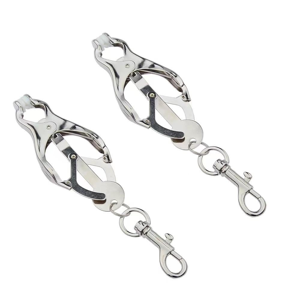 New Steel Clover Nipple Clamps Bdsm Adult Games Exotic Accessories Fetish Bondage Metal Breast Clips Sexy Toys for Women Couples