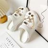 10PCS Shoe Charm for Crocs DIY Advanced Golden Retro Chain Shoe Decoration Buckle for Croc Charms Hole Shoes Accessories