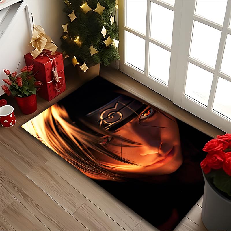 1pc Naruto Printed Chair Rug for Home Office Use, Living Room Kitchen Game Room Area Carpet
