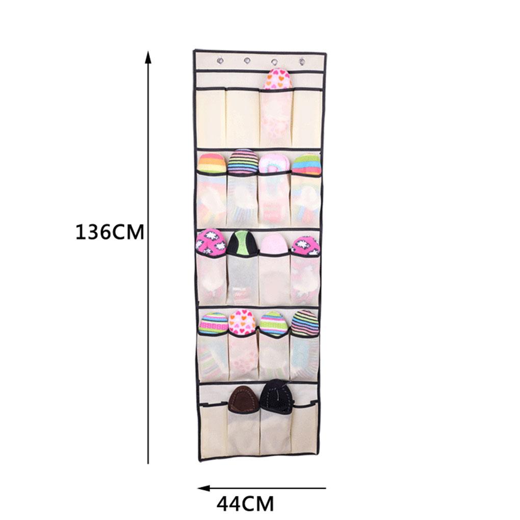 Over the Door Shoe Organizer Rack Hanging Storage Space Saver Hanger