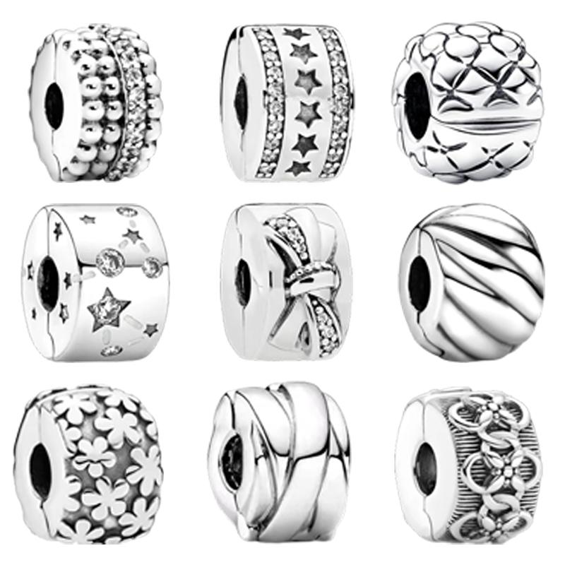 Multiple Clip Charm Bead Pendant for European Silver Jewelry DIY Unique Bracelet Gift Handmade Accessories