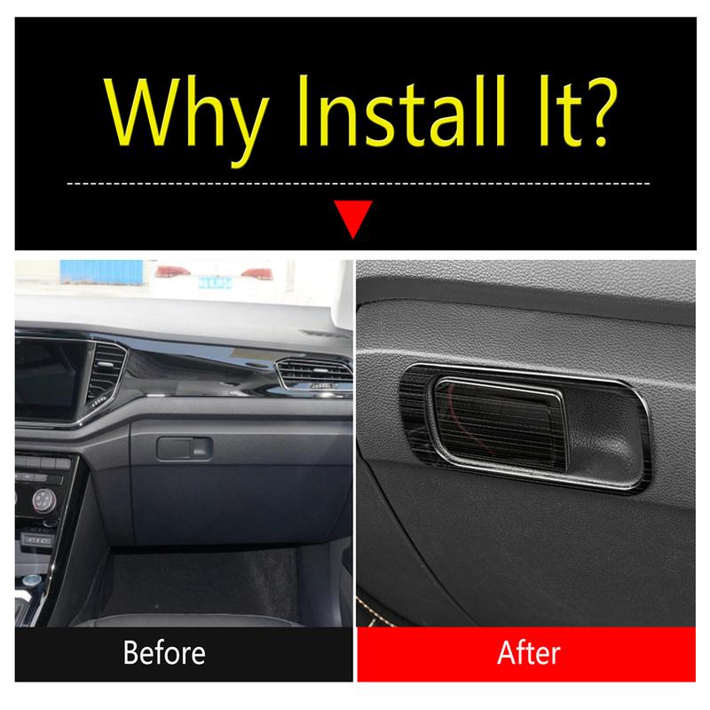 Window Lift / Rear Anti Panel / Glove Box / Central AC Air Panel Cover Trim Accessories For Volkswagen T-Roc T Roc 2018 - 2025