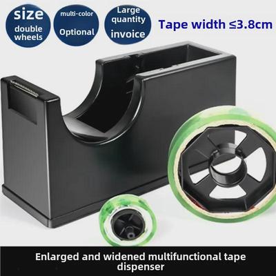 Priehľadný odvíjač lepiacej pásky so stojanom pre veľké a malé rolky