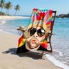 Serviette de plage mode Bbunny: Idéal pour les aventures estivales Doux, absorbant et à séchage rapide, convient pour la natation et le bain