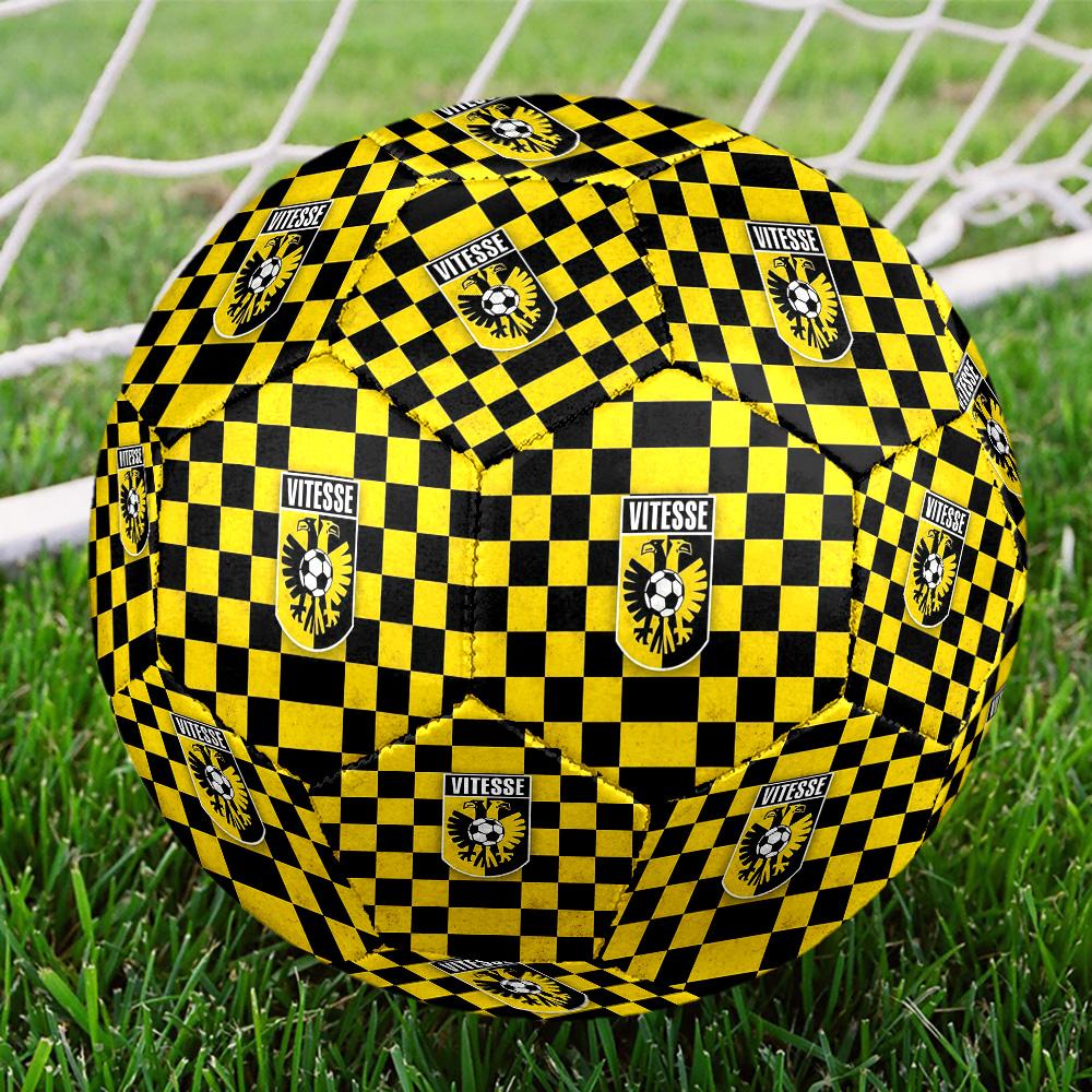 SBV Vitesse ArnhemSoccer Ball Colorful All Ages Machine Stitched PVC Competition Ready Durable High-Bounce