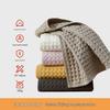Pure Cotton Waffle Oversized Bath Towel - Super Soft & Absorbent