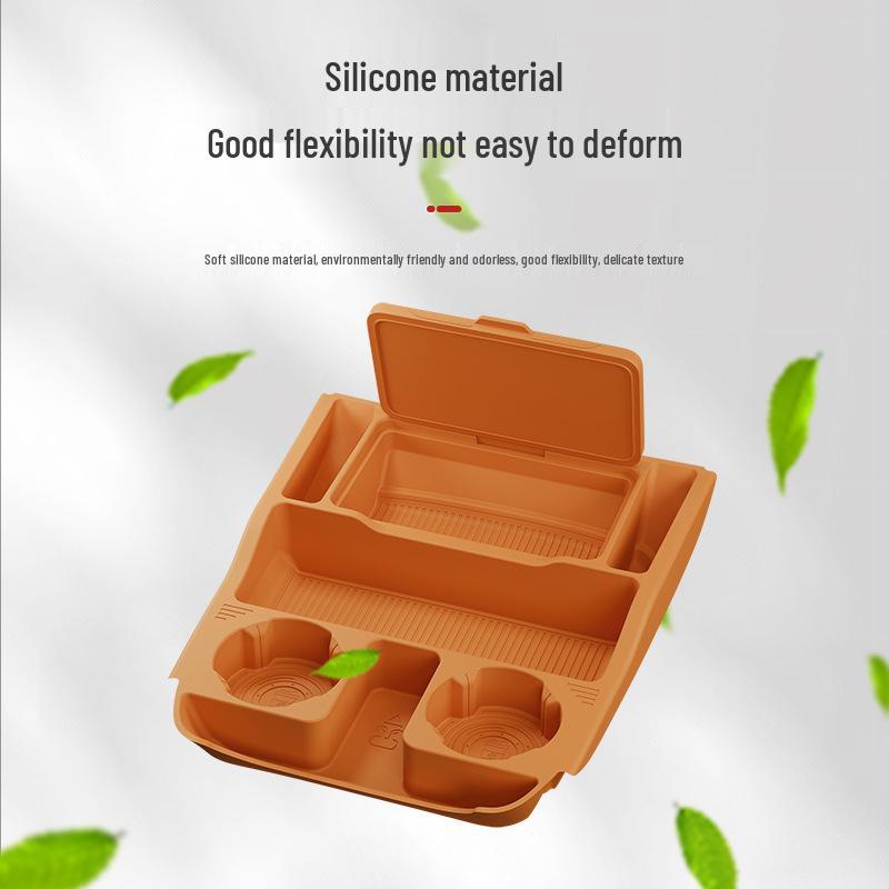 Silicone Anti-Shake Storage Box for Rear Compartment of Yu7 Central Screen
