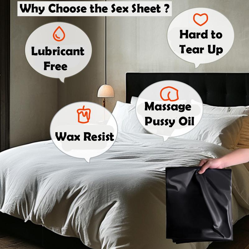 Adult Game Sex Sheet Wax Oil Lubricant Resist Waterproof BDSM Bed Cover Couple Sex Massage Reusable 2M Bed Sheet 18+ Sex Product