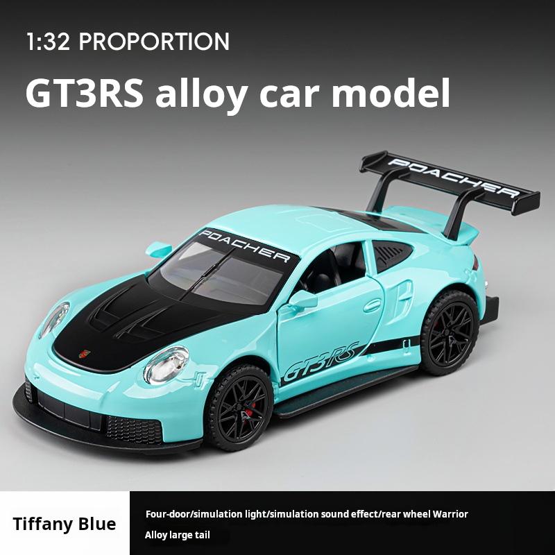1:32 Scale GT3 RS Alloy Car Model w/ Retro Pull-Back Action, Racing Enthusiasts' Dream Toy, Perfect for Kids & Collectors