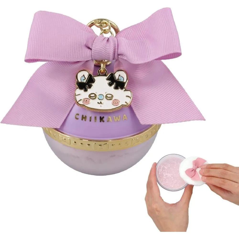 Shobido Chiikawa Loose Face Powder Ribbon Puff Set