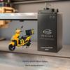 Available 72V 30Ah Lithium Iron Phosphate Battery for Electric Vehicles, KC Certified, 100km Range.