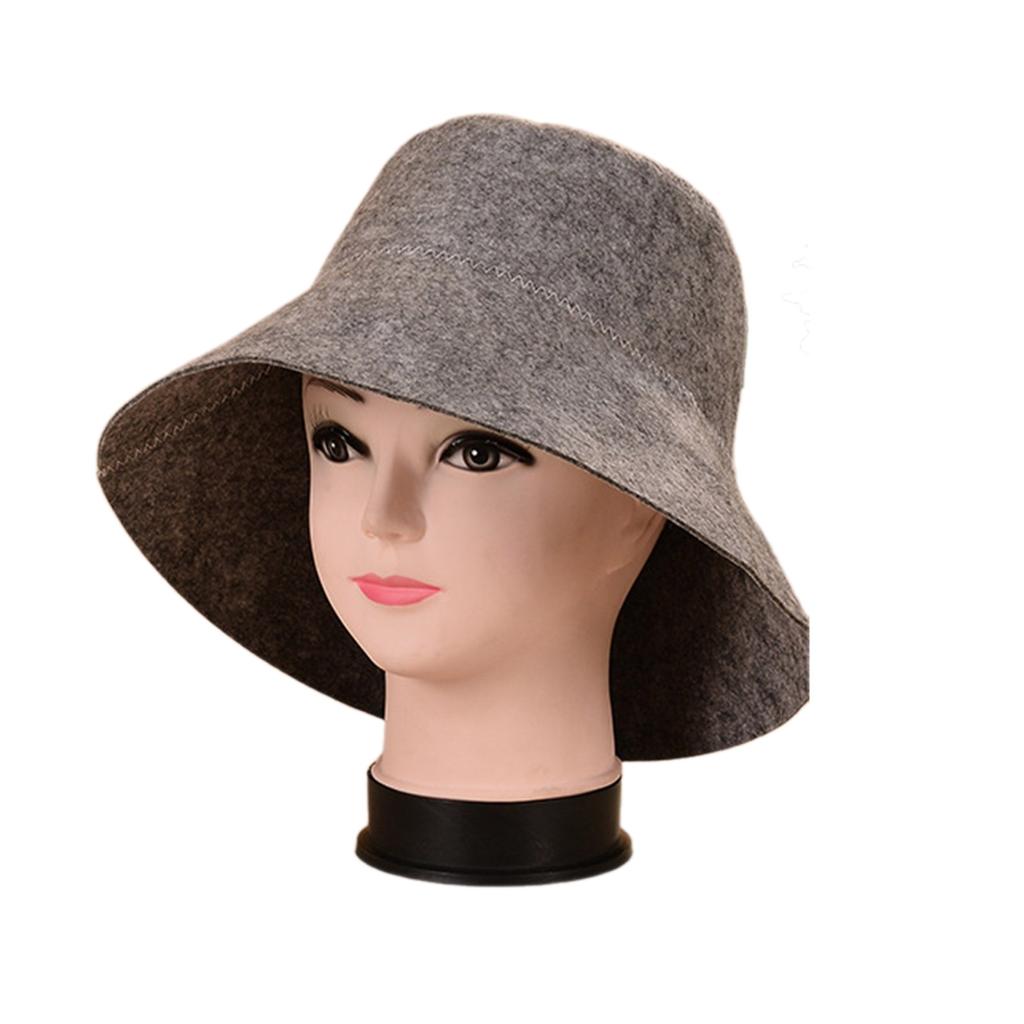 Leichter Filz-Badehut Filz-Duschhaube Weiche und bequeme Kappe zum Duschen Weiche und saugfähige Haarabdeckungen