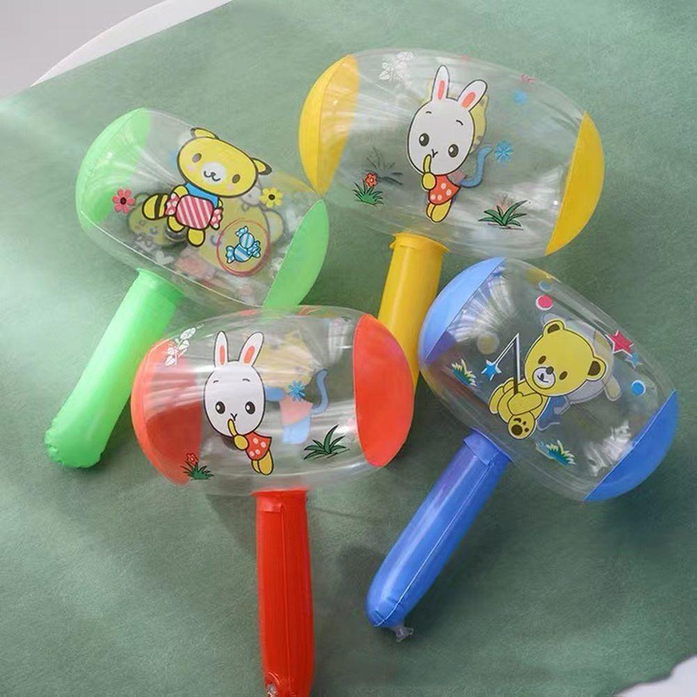 12Pcs NEW With Bell Beach Party Kids Toys Inflatable Hammer Air Hammers Inflated Toy