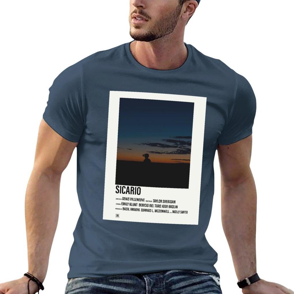 My Favorite People Sicario Movie Actions Poster Unisex Unisex TShirt Black Cotton TShirt Plain For Unisex Package TShirt