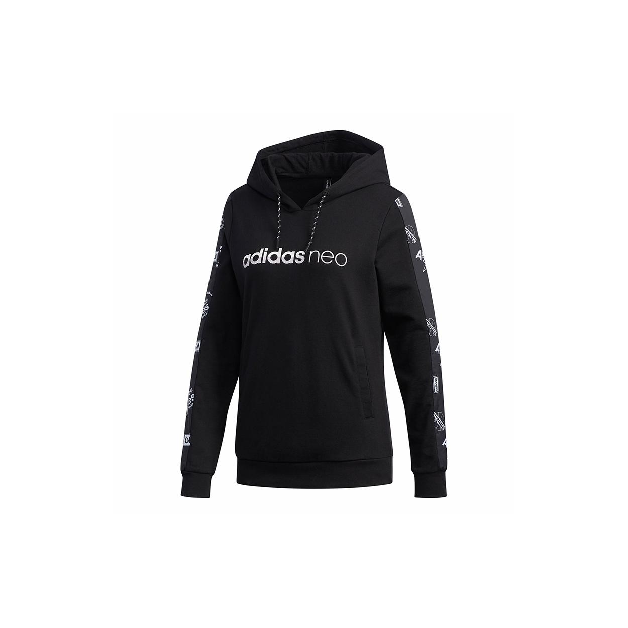 (WMNS) adidas Neo FAV Hoodies Black Women s FK6928 L