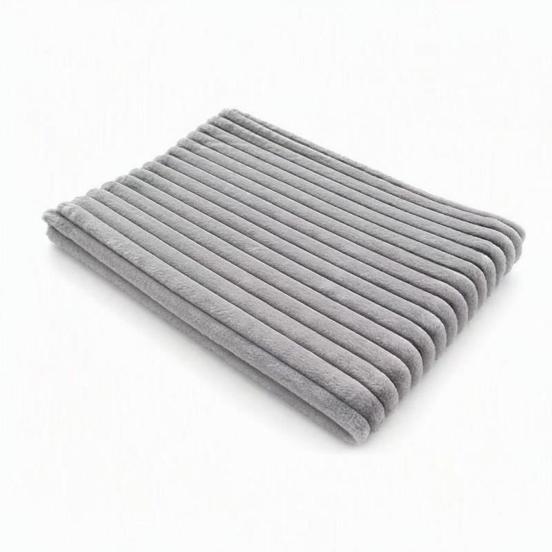 Plush Square Pet Bed Dogs Cats Soft Foam Cushion Warm Cozy Sleeping Mat Multi-Size Indoor Outdoor Use