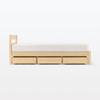 MUJI Wooden Bed Under Storage Box with Dividers KA0NSA1A