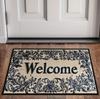 Welcome Mat Funny "Get Naked" Quote Area Rug Non Slip Washable Floor Carpet for Living Room Bedroom Bathroom Home Decoration