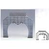 Greenmax N Gauge 2115 Double Track Tunnel Portal (Unpainted Kit)