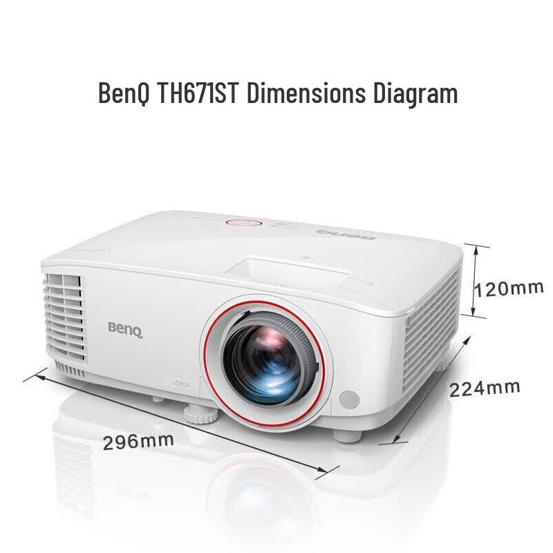

BenQ TH671ST 1080p Business Projector (CN version)