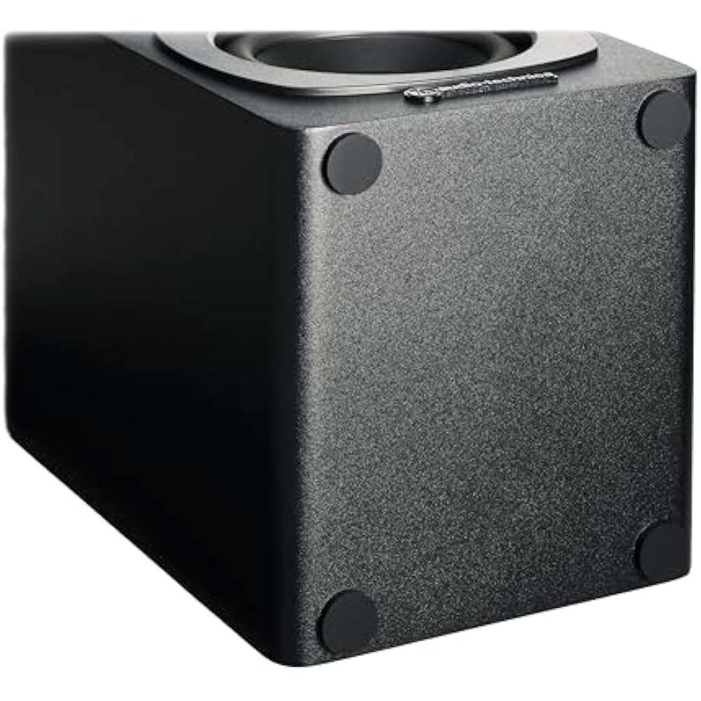 Audio-Technica AT-SP3X Bookshelf Speaker Record Player Bluetooth Monitor Speaker [Active RCA Inpu...