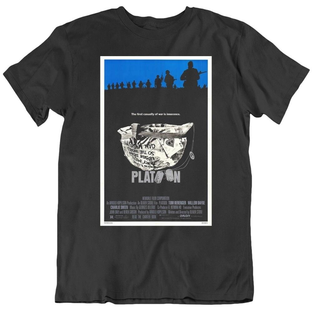 Platoon Retro Rare Movie Poster T Shirt Unisex T-Shirt S