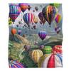 Royce McClure Silky Hot Air Balloon Sky Roads Supersoft Blanket