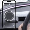 Car Phone Mount with Magnetic Holder 360 Degree Rotation Round Edge Clip Installation Strong Stand for Automotive