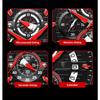 POEDAGAR Sports Men Watches Waterproof Luminous Chronograph Date Military Watch Silicone Strap Quartz Wristwatch Reloj