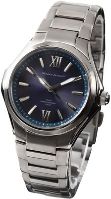 Solar Titanium 10 ATM Resistente all'acqua Argento [Mauro Gerardi] MJ039-5 Uomo